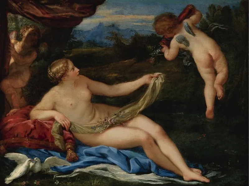 1625-Carlo Maratta - Venere e Cupido